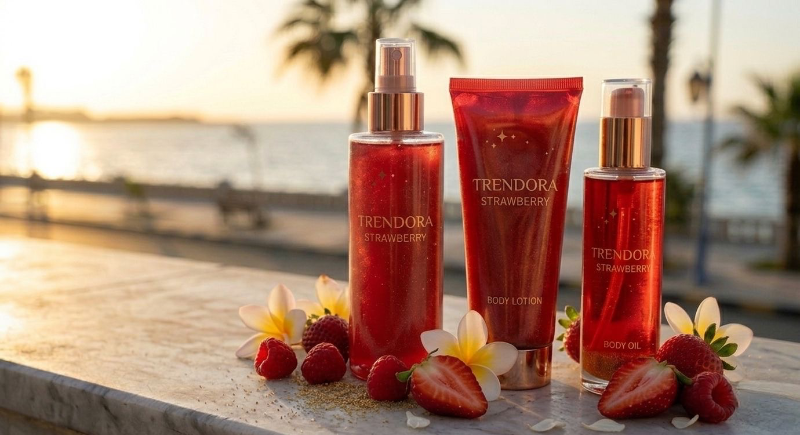 Trendora Strawberry Collection - Luxury Radiance and Smoothness